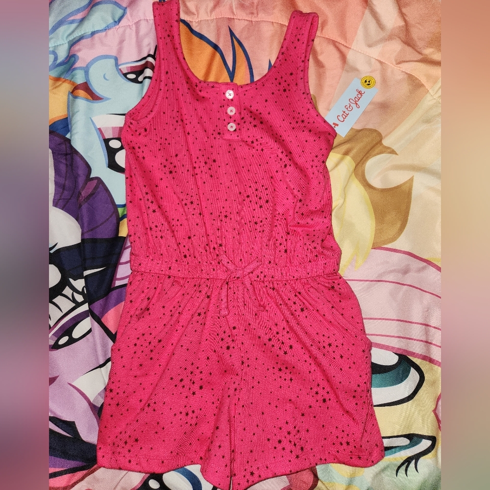 Brand New -Girls Cat & Jack Romper